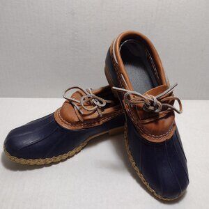 L.L. Bean Dark Blue Duck Boots Bean Boots Size 8N 175067 EUC